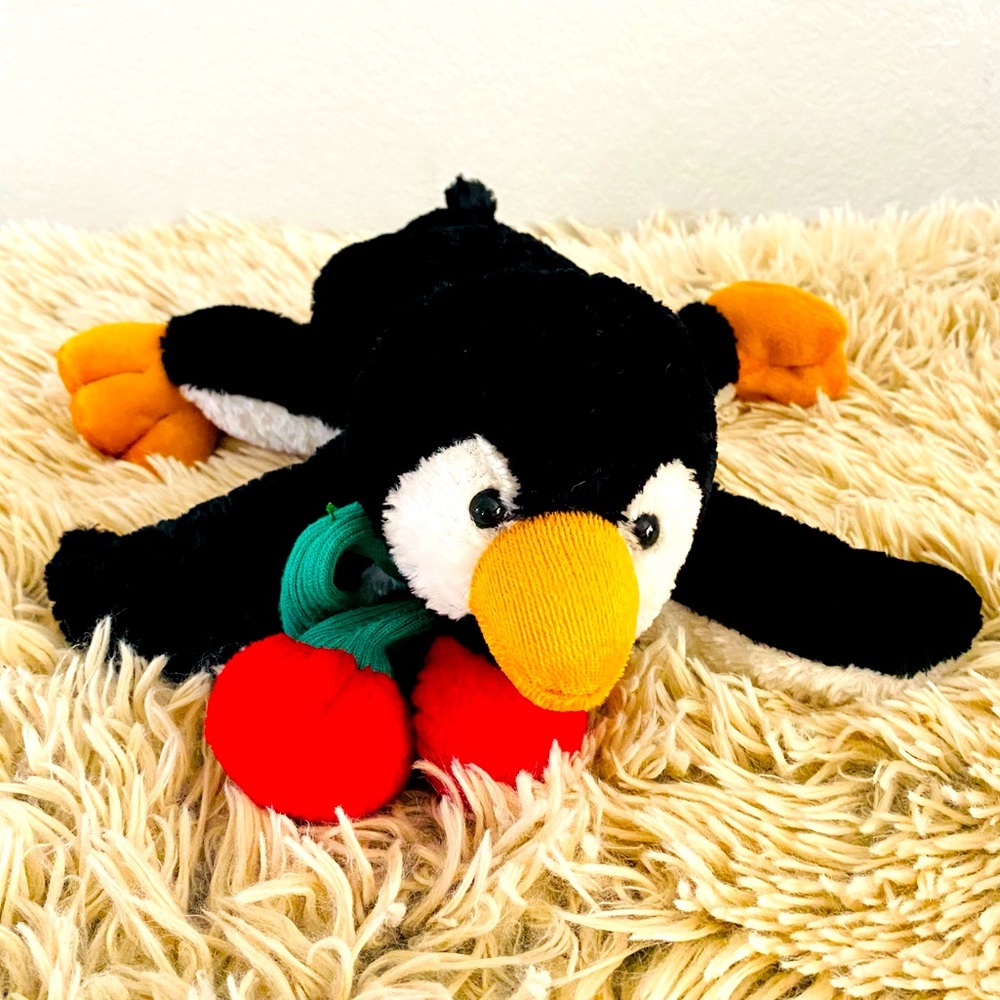 Christmas penguin, floppy, beanbag
